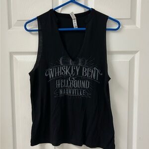 Black Whiskey Bent and Hellbound Tank